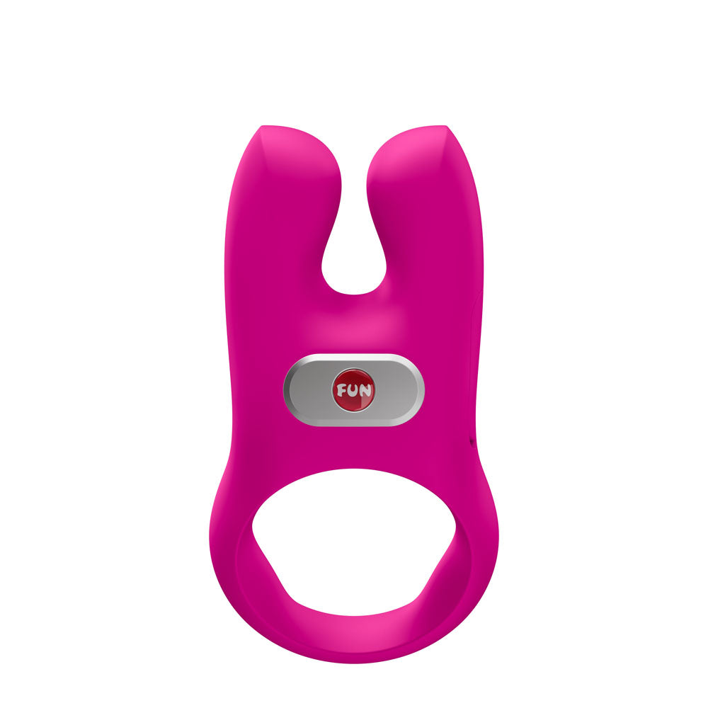 Fun Factory NOS USB-C Rechargeable Silicone Vibrating Cock Ring Magenta > Cock Ring > Vibrating