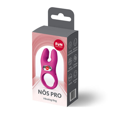 Fun Factory NOS Pro (Magenta) – USB-C Rechargeable Vibrating Cock Ring > Cock Ring > Vibrating