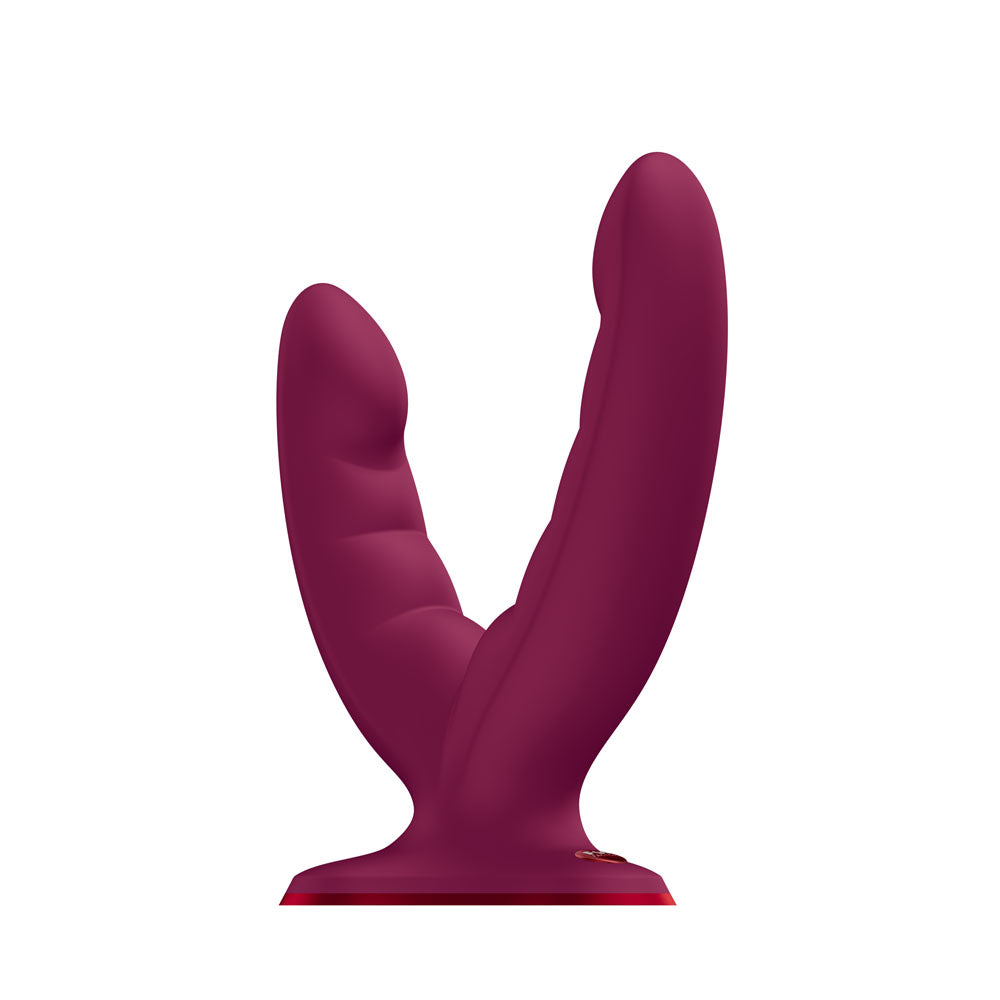 Fun Factory Ryde Grinding Dildo Wine Red