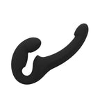 Fun Factory Share Lite – Ultra-Light Waterproof Silicone Strapless Strap-On (10 inches) Black > Dildos > Strapless Strap Ons
