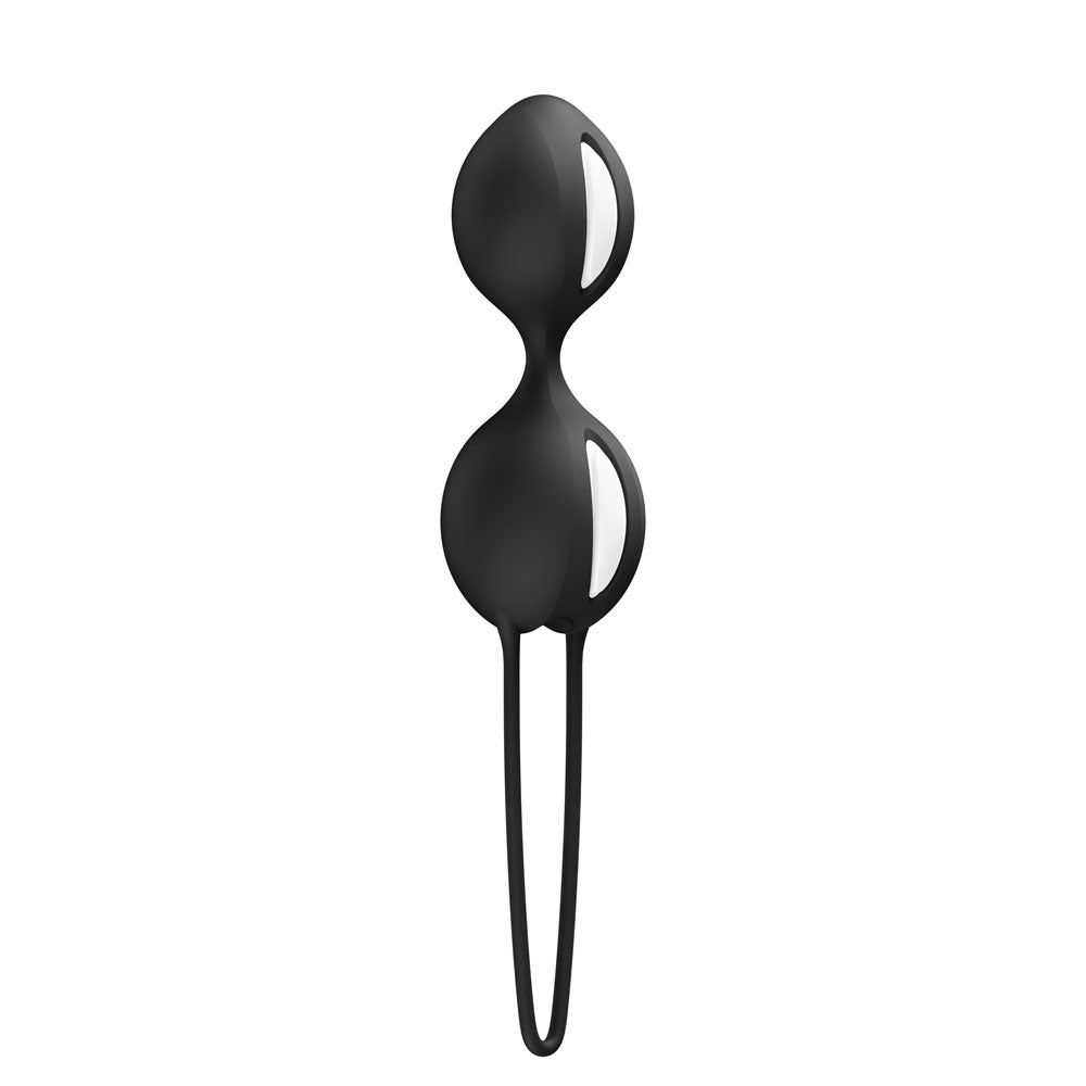 Fun Factory Smartballs Duo – Weighted Kegel Balls with Internal Moving Weights 2.6 oz Black > Sex Toys For Ladies > Kegel Exercise