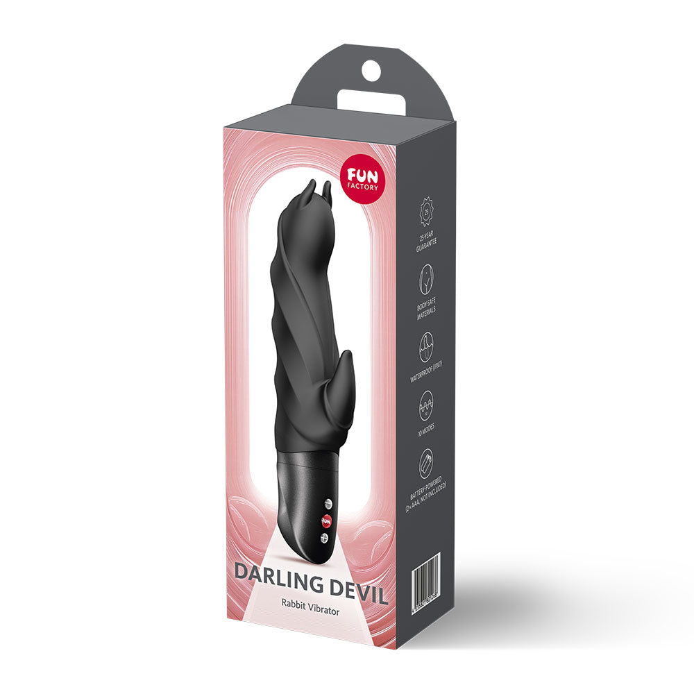 Fun Factory Darling Devil – Silicone 20 cm Rabbit Vibrator > Vibrators > Ladies > Rabbit
