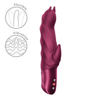 Fun Factory Darling Devil 20 cm Silicone Rabbit Vibrator with Dual Stimulation > Vibrators > Ladies > Rabbit
