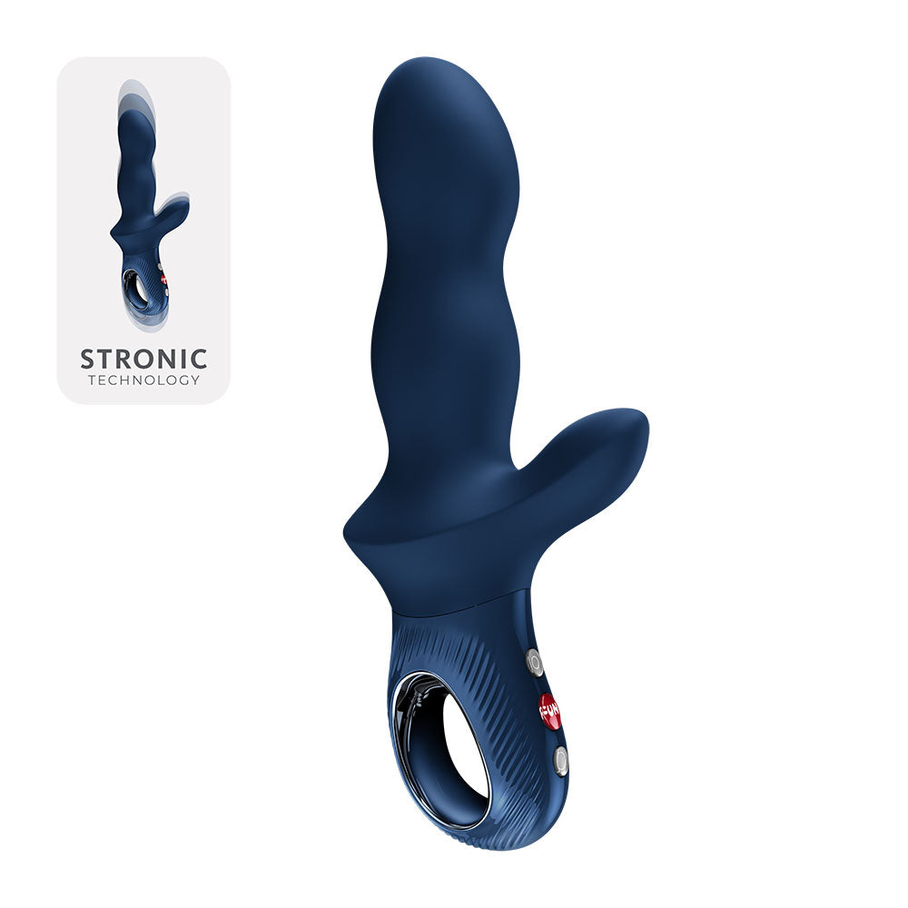Fun Factory Bi Stronic Crave Nightblue 21cm USB-C Rechargeable Thrusting Vibrator > Vibrators > Ladies > Rabbit