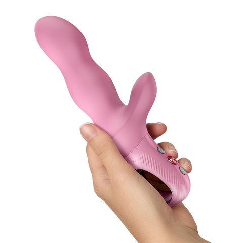 Fun Factory Bi Stronic Crave (Rose) – USB-C Rechargeable 21cm Thrusting Vibrator > Vibrators > Ladies > Rabbit