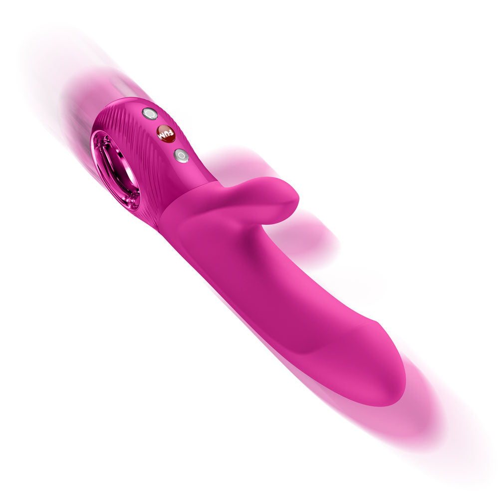 Fun Factory Bi Stronic Embrace Magenta USB-C Rechargeable Thrusting Vibrator > Vibrators > Ladies > Rabbit