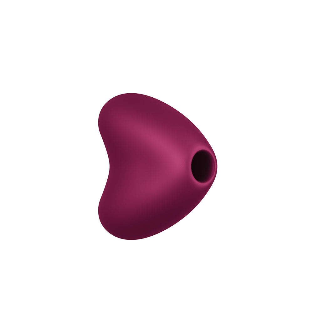 Fun Factory Libera – USB Rechargeable Silicone Air Pulse Stimulator Red > Sex Toys For Ladies > Air Pulsation Main image