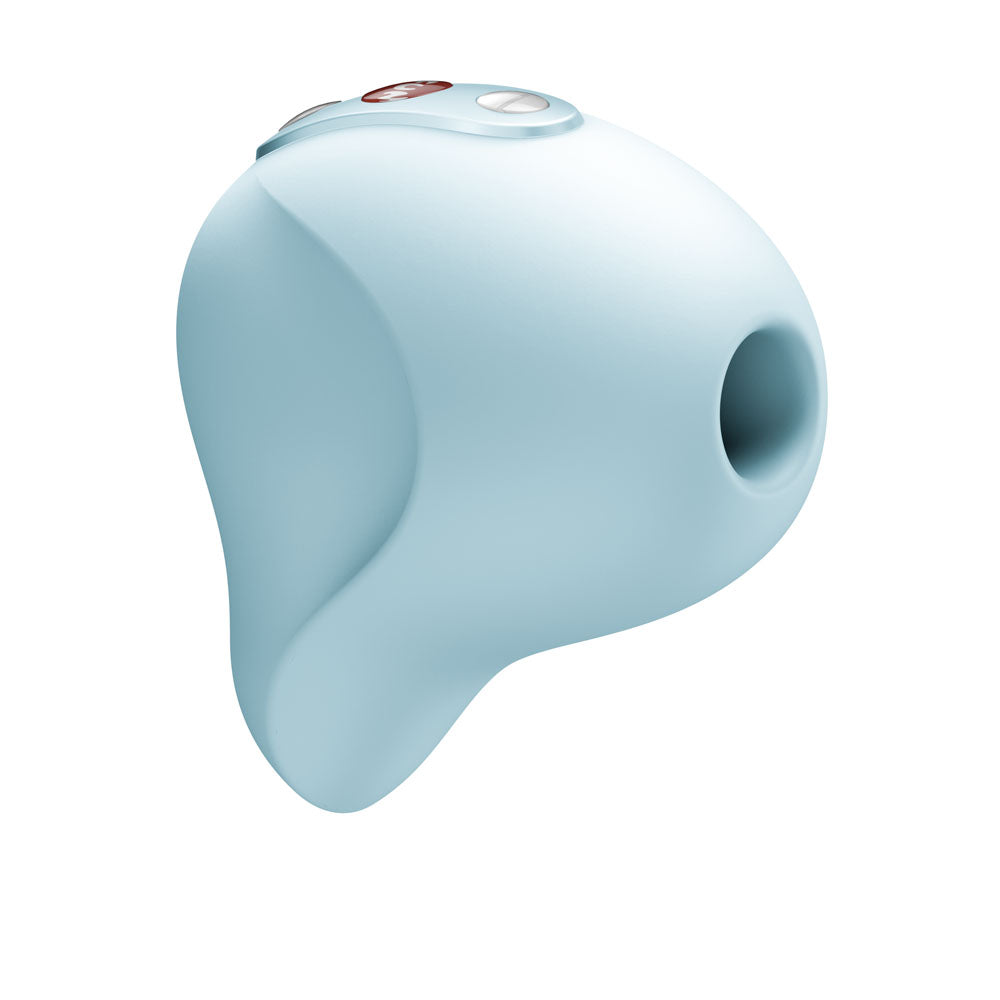 Fun Factory Seduction Ice – USB Rechargeable Silicone Air Pulse Stimulator Blue > Sex Toys For Ladies > Air Pulsation Main image
