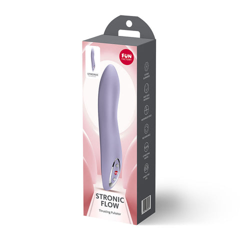 Fun Factory Stronic Flow (Light Violet) – USB Rechargeable Thrusting Vibrator > Vibrators > Standard Vibrators