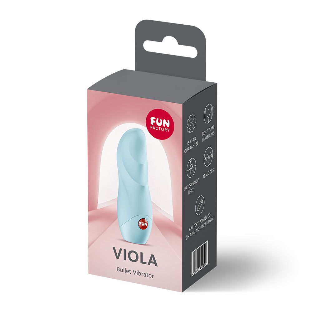 Fun Factory Viola Ice – Compact Bullet Vibrator with 12 Vibration Modes > Vibrators > Mini Vibrators