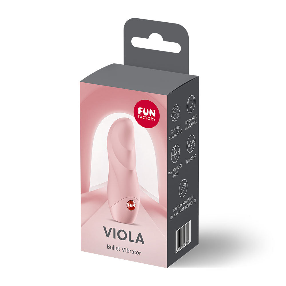 Fun Factory Viola Soft – Compact Soft Vibrating Bullet Vibrator > Vibrators > Mini Vibrators