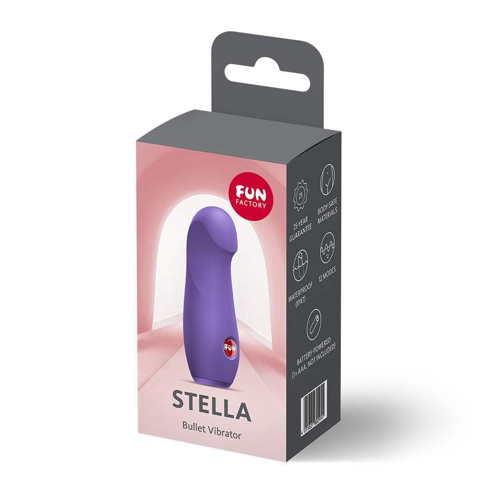 Fun Factory Stella (Blackcurrant) – Mini 12-Level Vibrating Bullet > Vibrators > Mini Vibrators