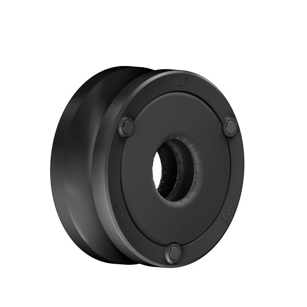 Fun Factory IKU Tighter – Silicone Textured Stroker Masturbator Black > Sex Toys For Men > Masturbators Cup