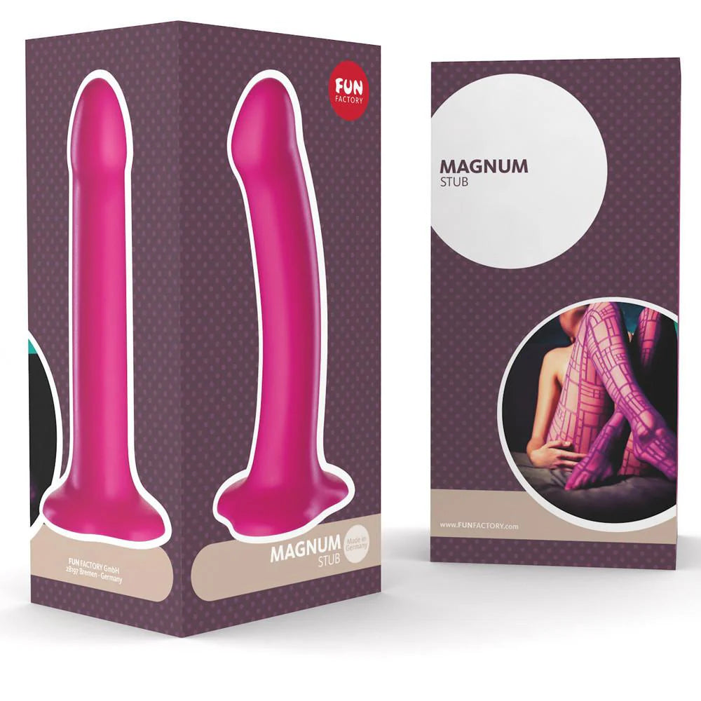 Fun Factory Magnum (Blackberry) – 18.3 cm Flexible Silicone Dildo > Dildos > Realistic Dildos