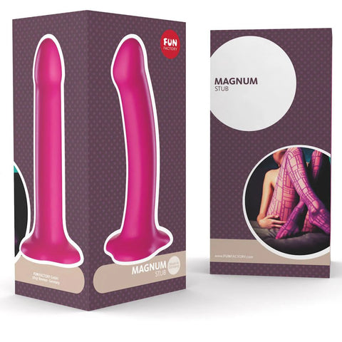 Fun Factory Magnum (Blackberry) – 18.3 cm Flexible Silicone Dildo > Dildos > Realistic Dildos