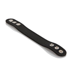 Silicone Tri-Snap Erection Ring Black with Adjustable Heavy-Duty Hardware > Cock Ring > Adjustable