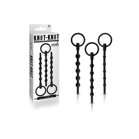 Silicone Ribbed Urethral Sounding Kit – Medical-Grade Flexible Urethral Sounds One Size > Sex Toys For Men > Sounding Rods