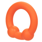 Alpha Liquid Silicone Dual Ball Ring Orange Ultra Stretchy Enhancer Ring > Cock Ring > Single