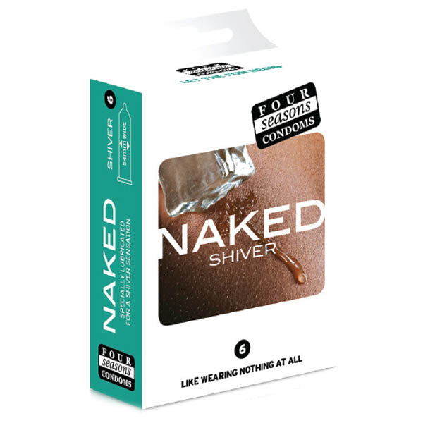 Naked Shiver - Ultra Thin Lubricated Condoms - 6 Pack Default Title Condoms