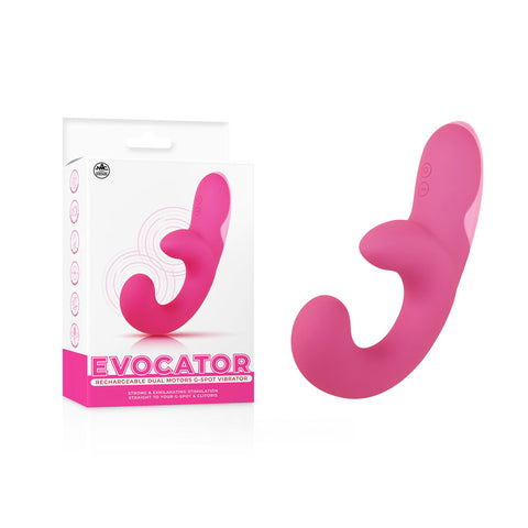 Evocator - Pink G-Spot Vibrator with Dual Motors Pink > Sex Toys For Ladies > G-Spot Vibrators