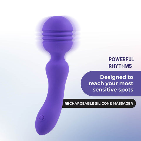 Xciter Purple 16.5 cm Massage Wand Electric Massager