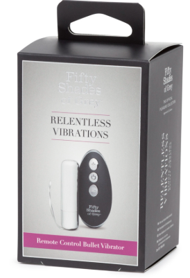Fifty Shades Of Grey Remote Control Bullet Vibrator Black
