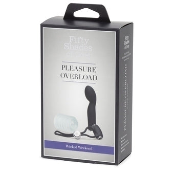 Fifty Shades of Grey Pleasure Overload Wicked Weekend Box 3 Piece Black Silicone Set Default Title KITS