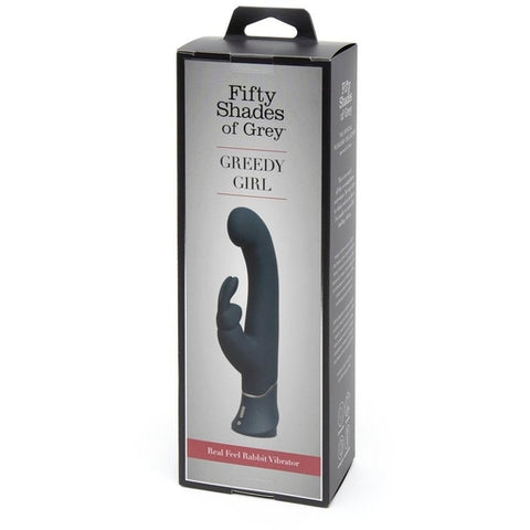 Fifty Shades of Grey Greedy Girl Dual Density G-Spot Rabbit Vibrator in Black Default Title VIBRATORS-RABBIT-MULTI