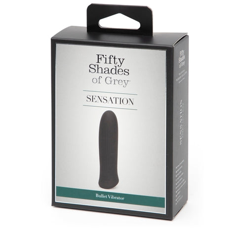 Fifty Shades of Grey Sensation Black Silicone Bullet Vibrator 3.5 Inch Default Title BULLETS