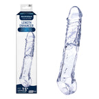 Ice Crystals Length Enhancer Penis Extension Sleeve Clear 4 Inch > Sex Toys For Men > Penis Sleeves