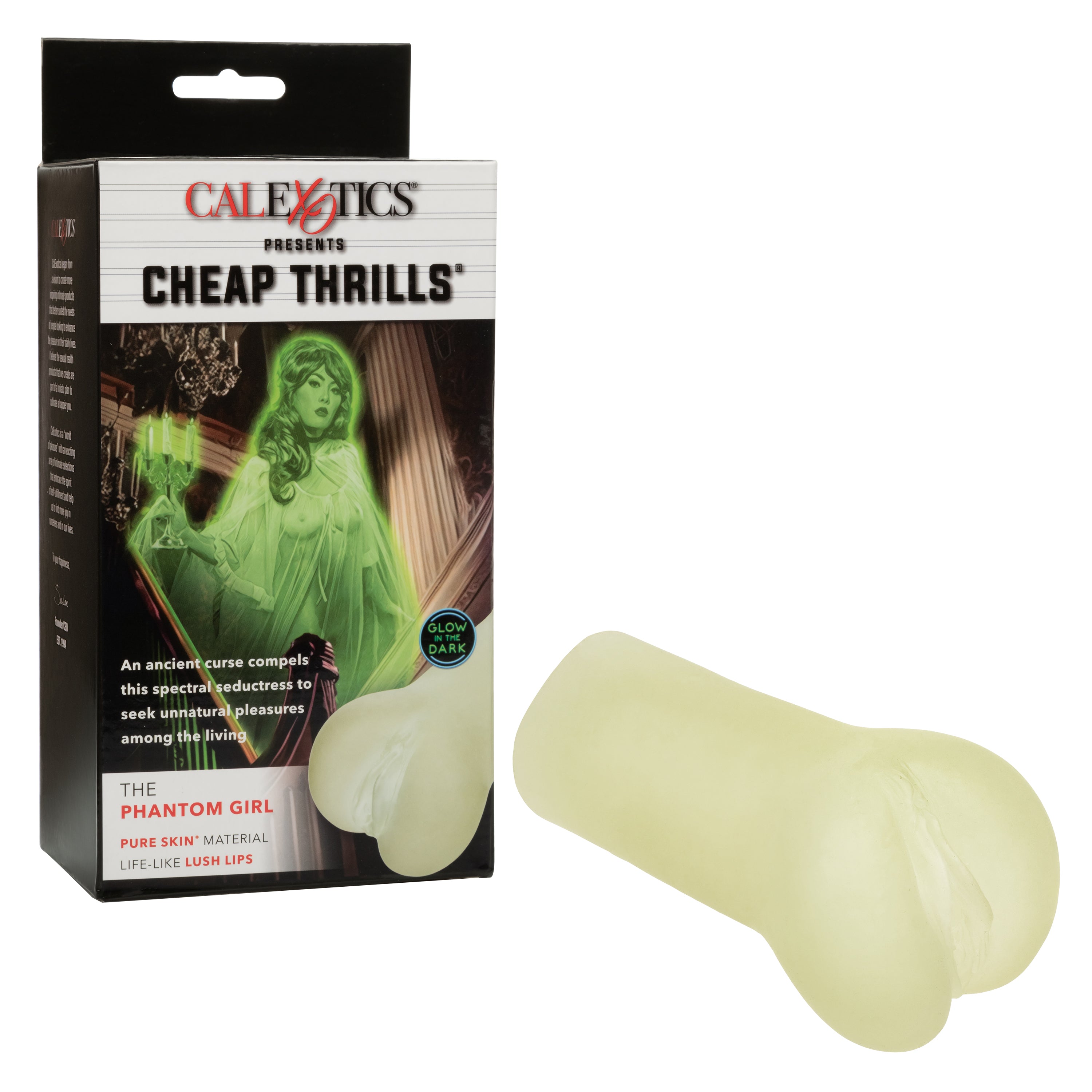 Cheap Thrills The Phantom Girl Glow in the Dark Male Masturbator Soft Life-Like Material Strokers - Fantasy