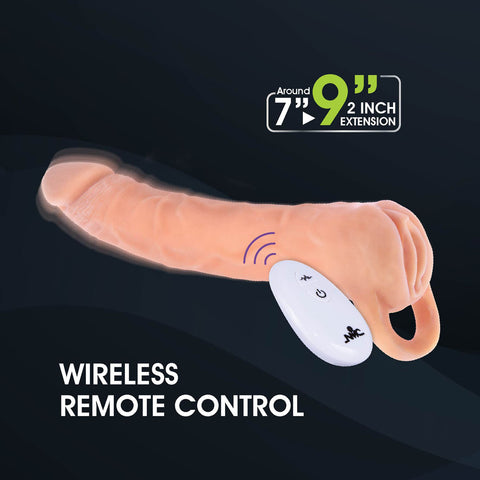Extendor Plus Two Inch Vibrating Penis Extender and Stroker Strokers - Manual