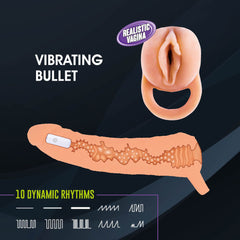 Extendor+ -  2 Inch Vibrating Penis Extender and Stroker