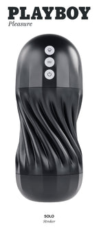 Playboy Pleasure SOLO Stroker with Vibrating Functions > Sex Toys For Men > Masturbators > Vibrating