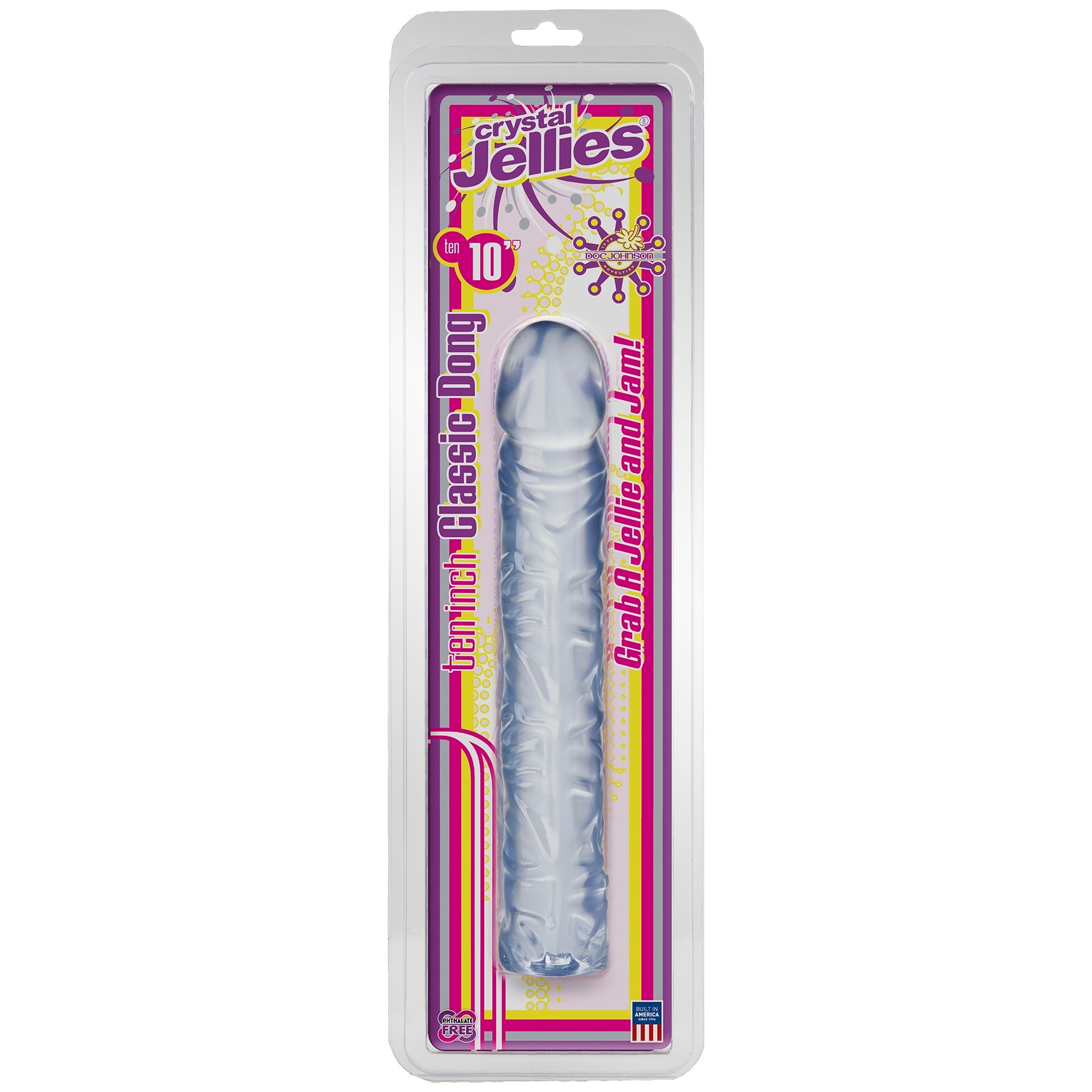 10 In Classic Dong Clear - Realistic Jelly Texture Clear Clear > Dildos > Large Dildos