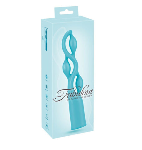 Fabulous Vibrator Turquoise Curvy Silicone Waterproof Rechargeable Vibrator Vibrators