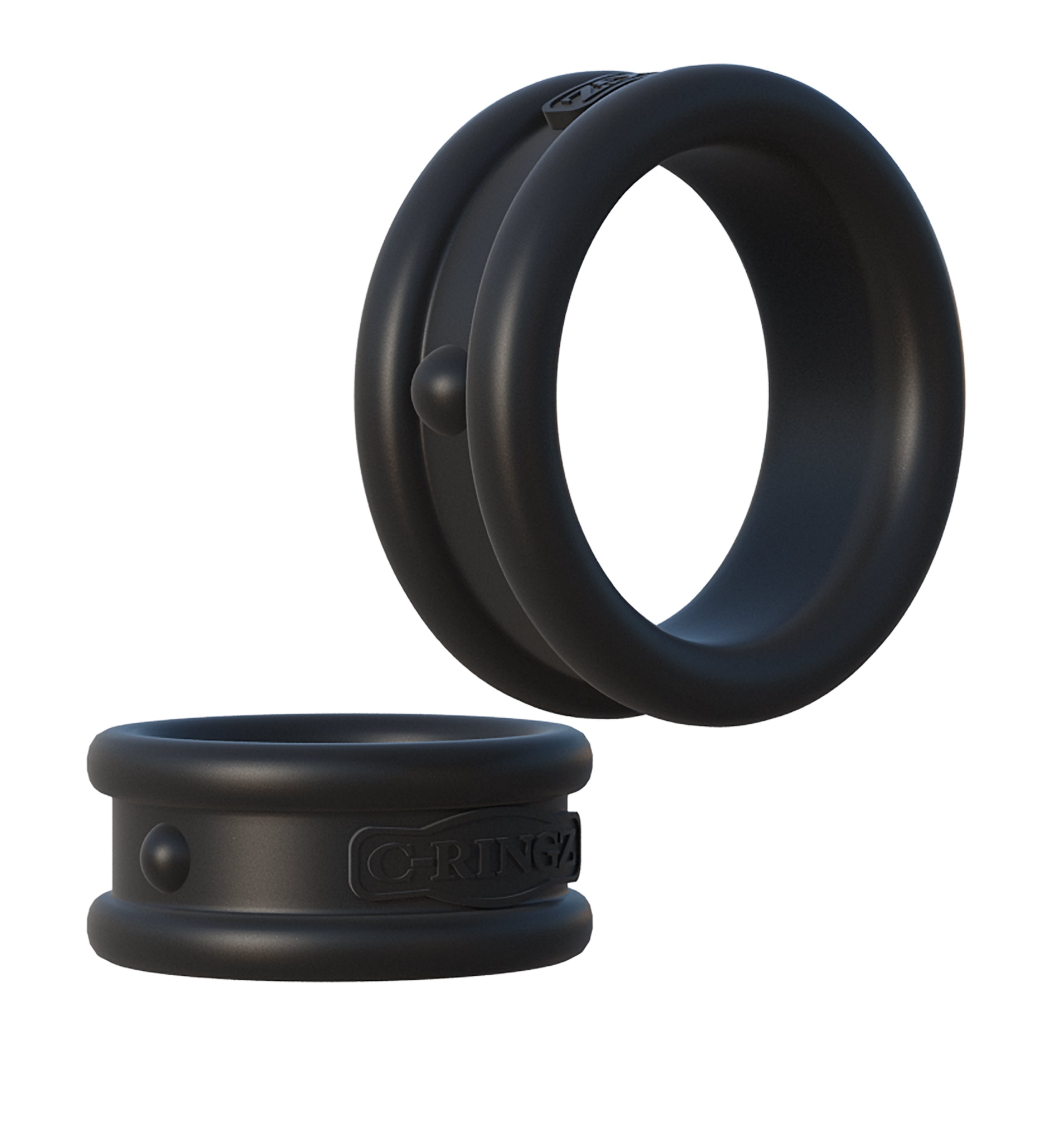 Fantasy C-Ringz Max Width Silicone Cock Rings Set of 2 > Cock Ring > Sets