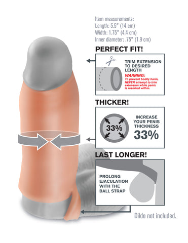 Fantasy X-Tensions Real Feel Enhancer – 5.5 Inch Erection Enhancer > Sex Toys For Men > Penis Sleeves