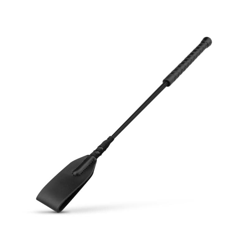 Faux Leather Crop Black – Durable Synthetic Leather Whip BDSM Accessory > Bondage Gear > Crops