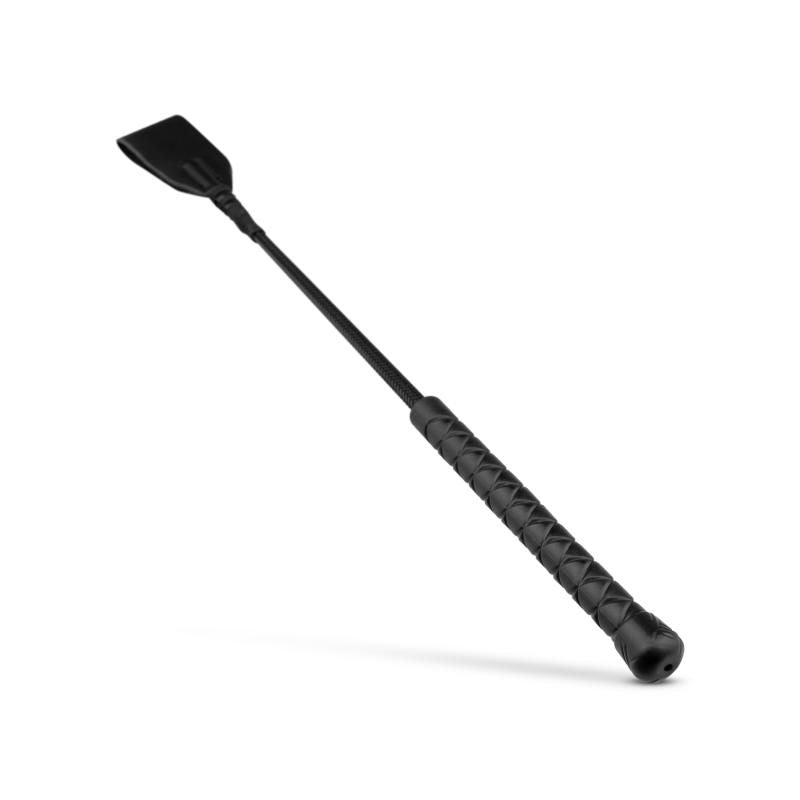 Faux Leather Crop Black – Durable Synthetic Leather Whip BDSM Accessory > Bondage Gear > Crops