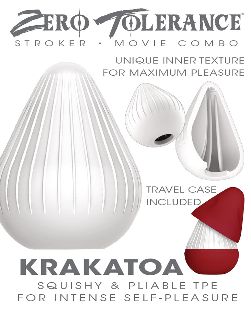 Zero Tolerance Krakatoa Mini Stroker Egg > Sex Toys For Men > Masturbators Cup