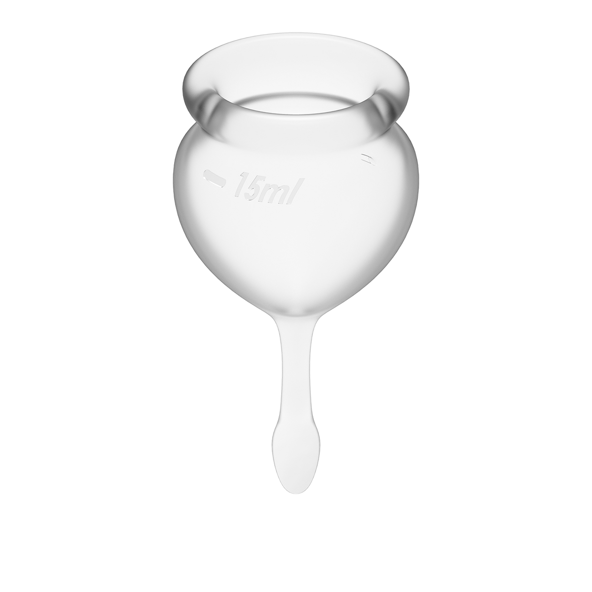 Feel Good Menstrual Cup Set Clear 2 Piece (20ml / 15ml) Medical Grade Silicone > Essentials > Menstrual Products