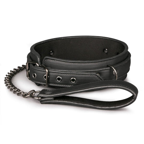 Fetish Collar With Leash Bondage Set for Submissive Play