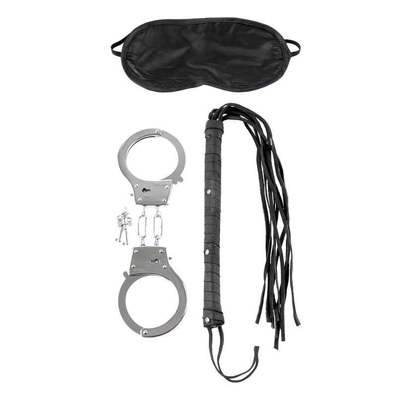 Fetish Fantasy Series Lover's Fantasy Bondage Kit 3 Piece Set Whips & Paddles