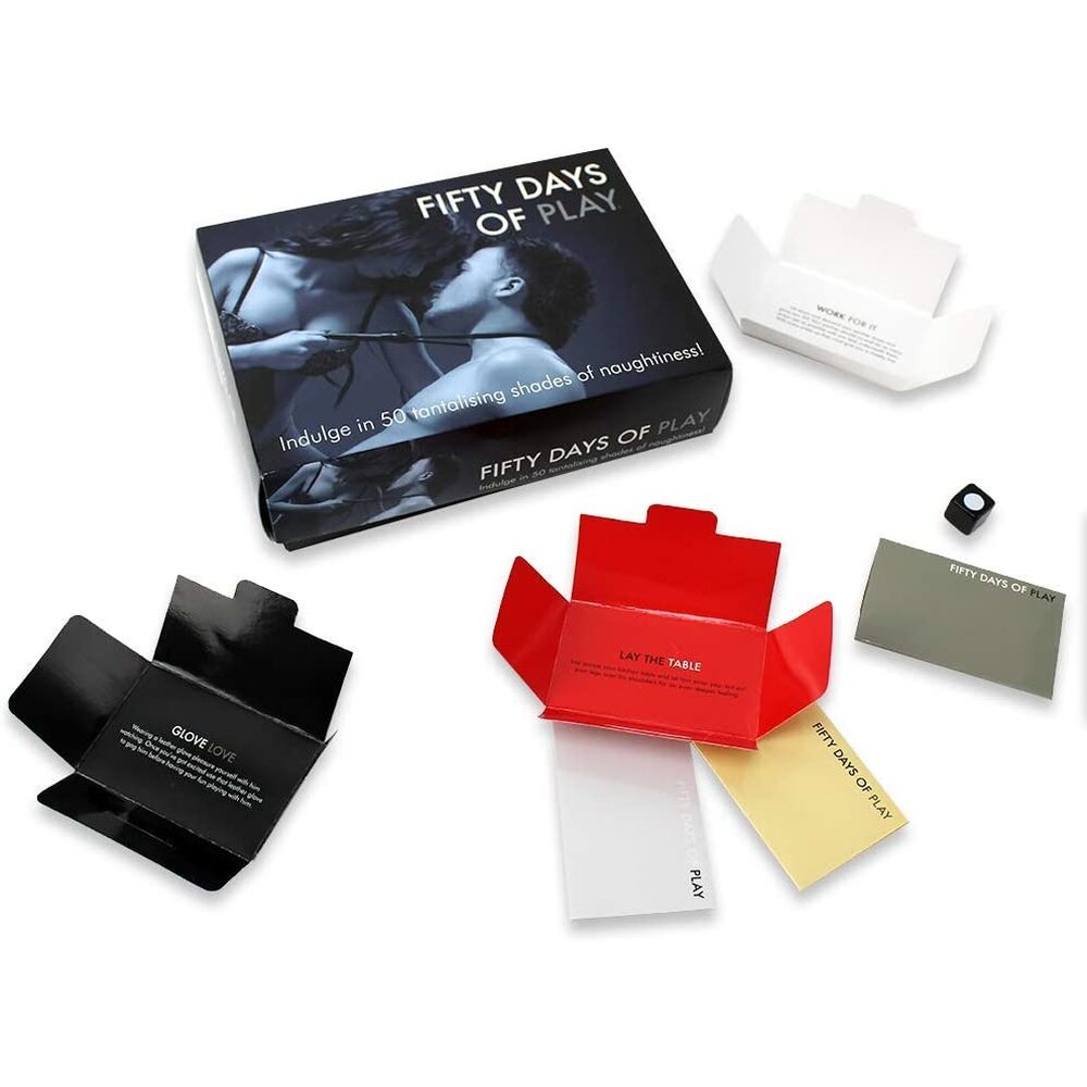 Fifty Days of Play Naughty Adult Game – Intimate Couples Game > Novelties > Board Games