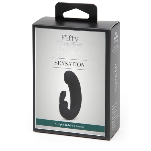 Fifty Shades of Grey Sensation Black G-Spot Rabbit Vibrator with Dual Stimulation VIBRATORS-RABBIT-MULTI