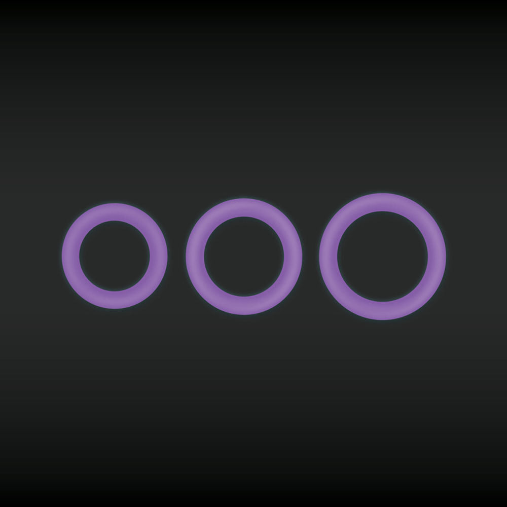 Firefly Halo (Purple) – Glow in the Dark 55 Mm Cock Ring Secondary image