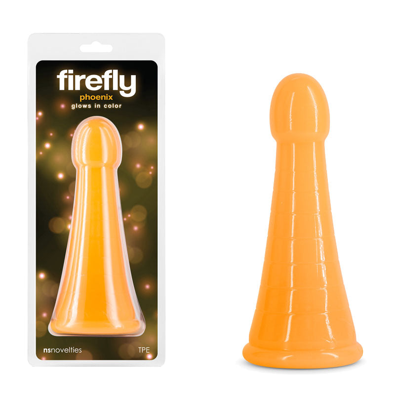 Firefly - Phoenix - Orange 7" Dong 19.2cm Body-Safe TPE > Dildos > Neutral Dildos
