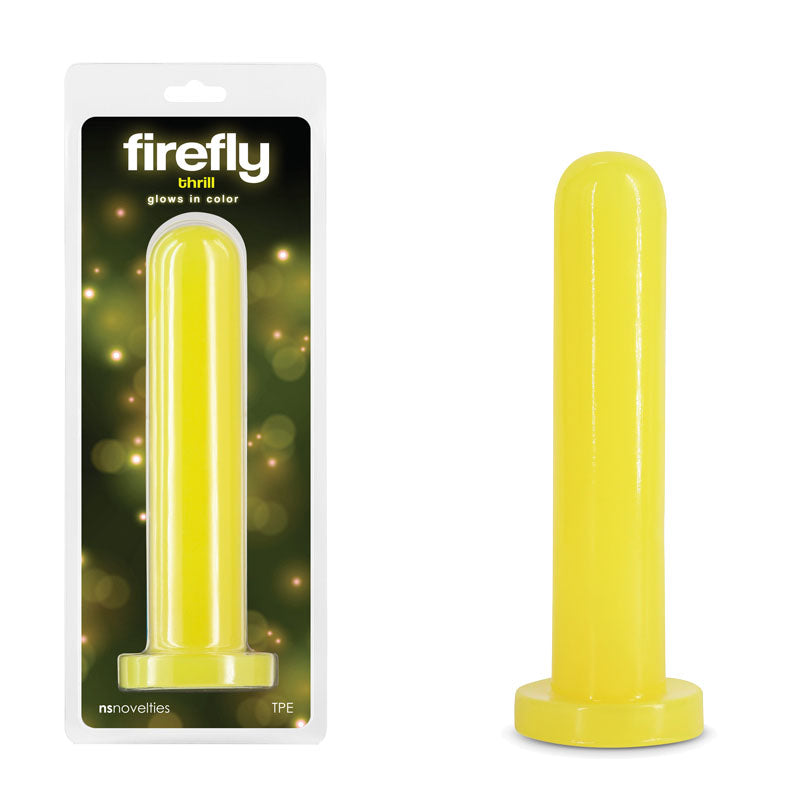 Firefly Thrill (Yellow) – Glow-in-the-Dark 7 Inch Dildo > Dildos > Neutral Dildos