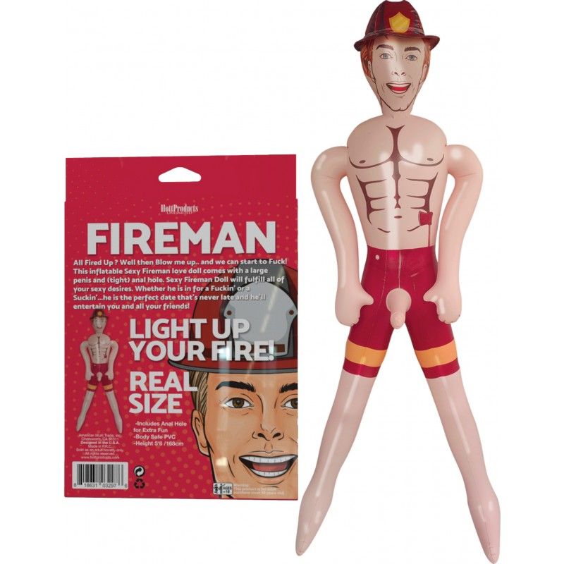 Fireman Inflatable Doll > Sex Toys > Sex Dolls > Novelty Inflatables Main image